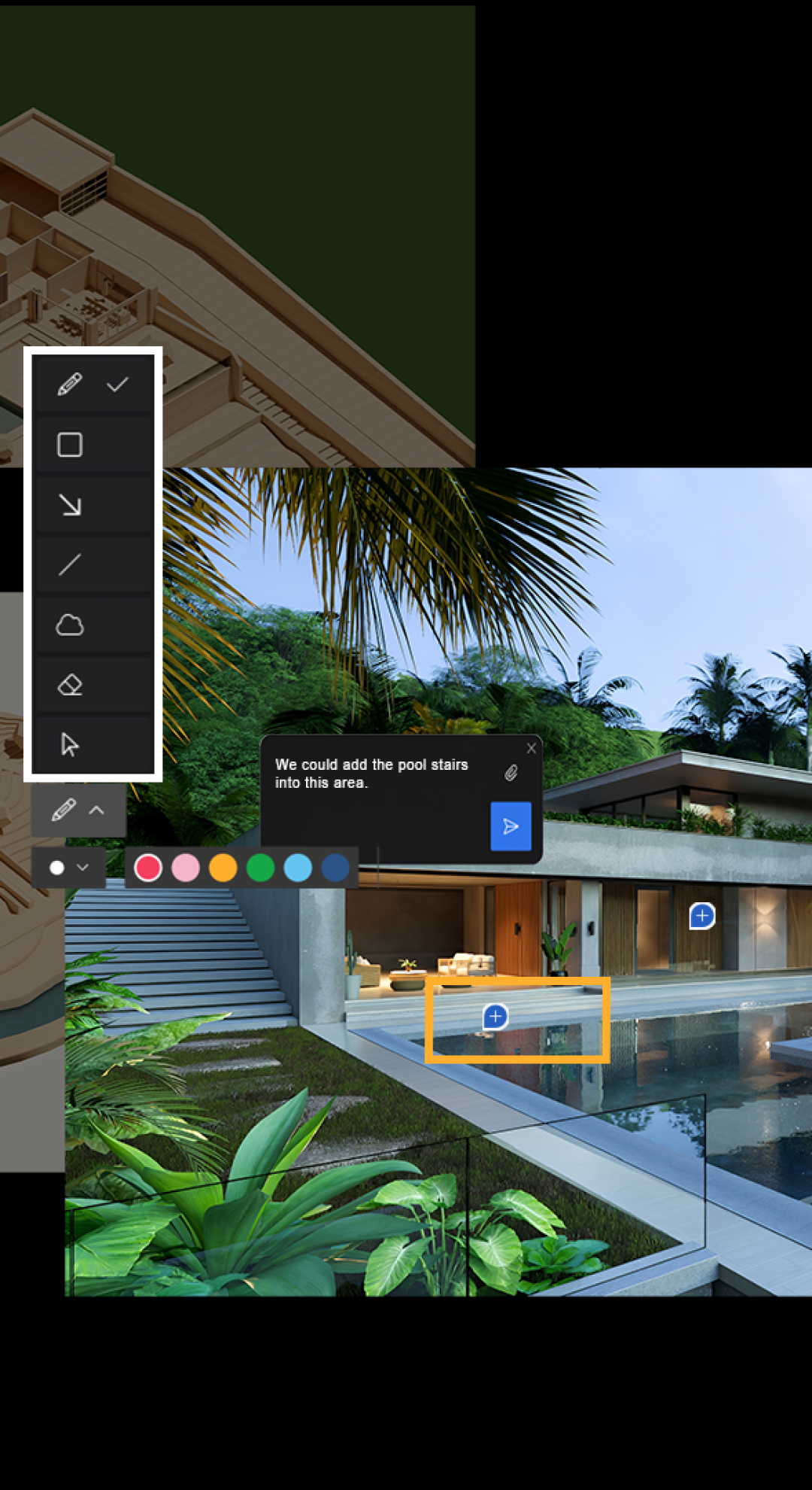 lumion cloud villa composite black